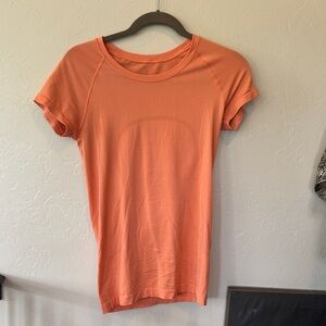 Women's Orange Top lululemon size 4